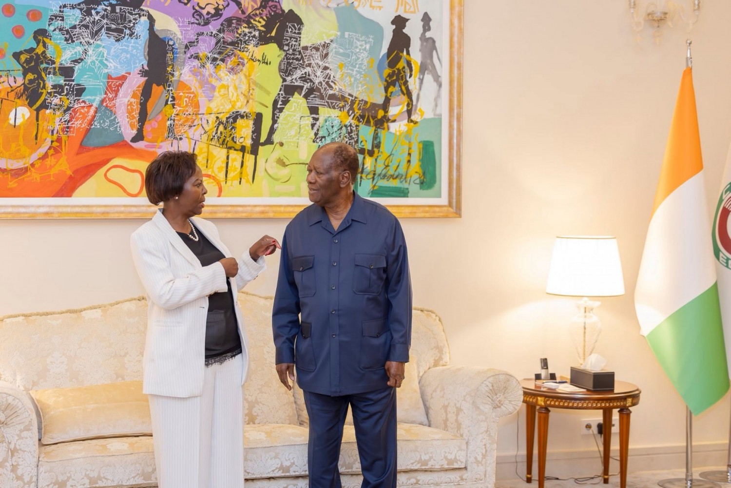 Côte d'Ivoire : Coopération, le chef de l'Etat a échangé avec la SG de l'OIF Louise Mushikiwabo