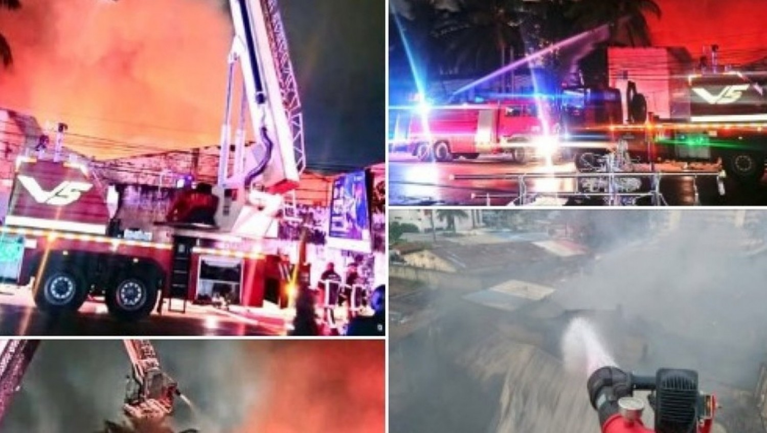 Côte d'Ivoire : Ce que l'on sait de l'incendie déclaré à l'Hypermarché « China Mall » sur l'ex-VGE