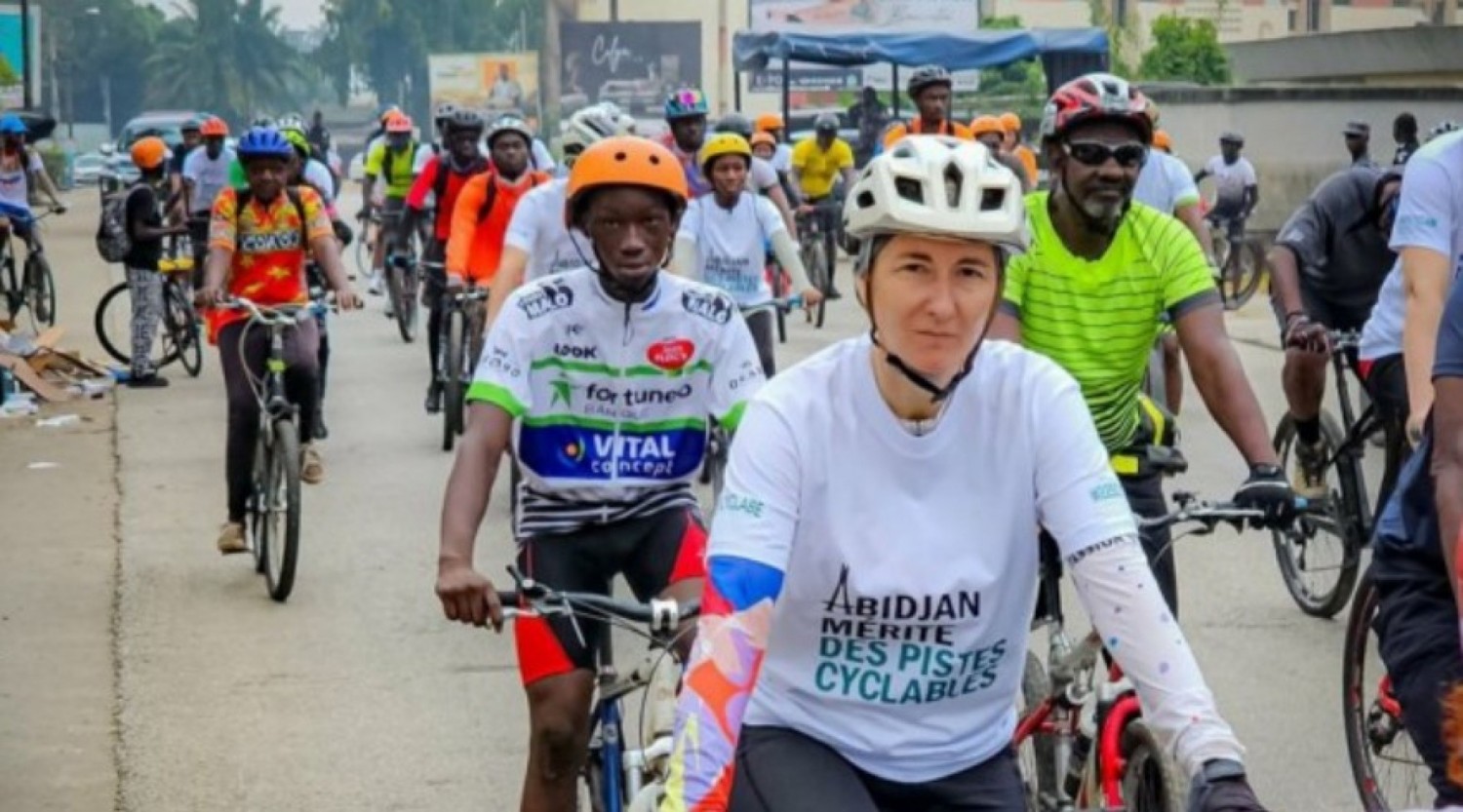 Côte d'Ivoire : Des vététistes paradent plaidant pour l'aménagement de pistes cyclables à Abidjan