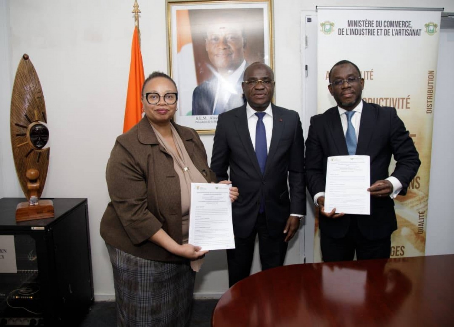 Côte  d'Ivoire-Afrique du Sud : Abidjan et Pretoria créent  un Comité mixte pour  la mise en œuvre de l'Accord de coopération commerciale et d'investissement les liant depuis 2022