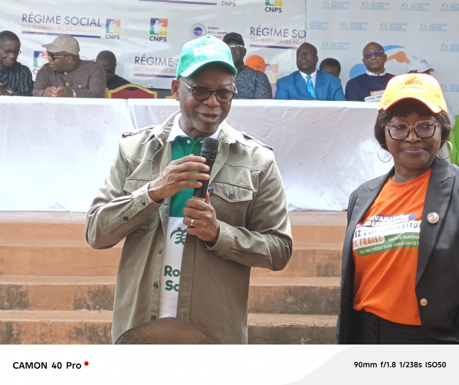 Côte d'Ivoire : CMU et RSTI, depuis Abengourou, Adama Kamara mobilise commerçants et transporteurs pour sécuriser leur avenir social