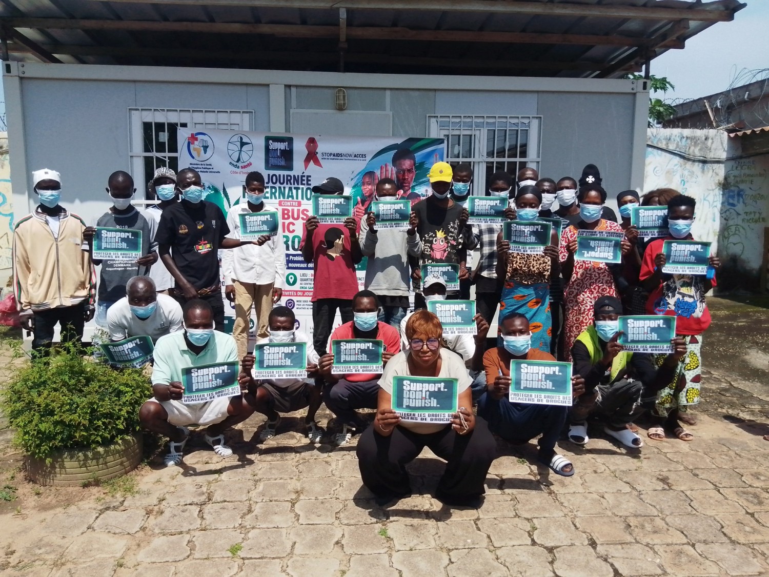 Côte d'Ivoire : Bouaké, Enda Santé mobilisé pour la journée « Support. Don't Punish » au profil des personnes usagères de drogues