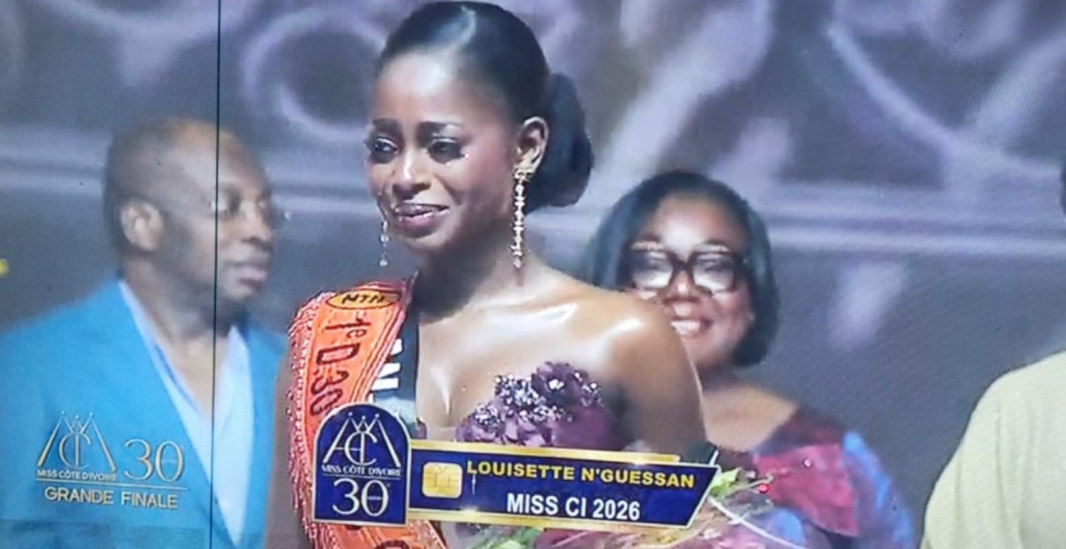 Miss Côte d'Ivoire 2026 : Louisette N'Guessan sacrée reine de beauté au terme d'une finale grandiose