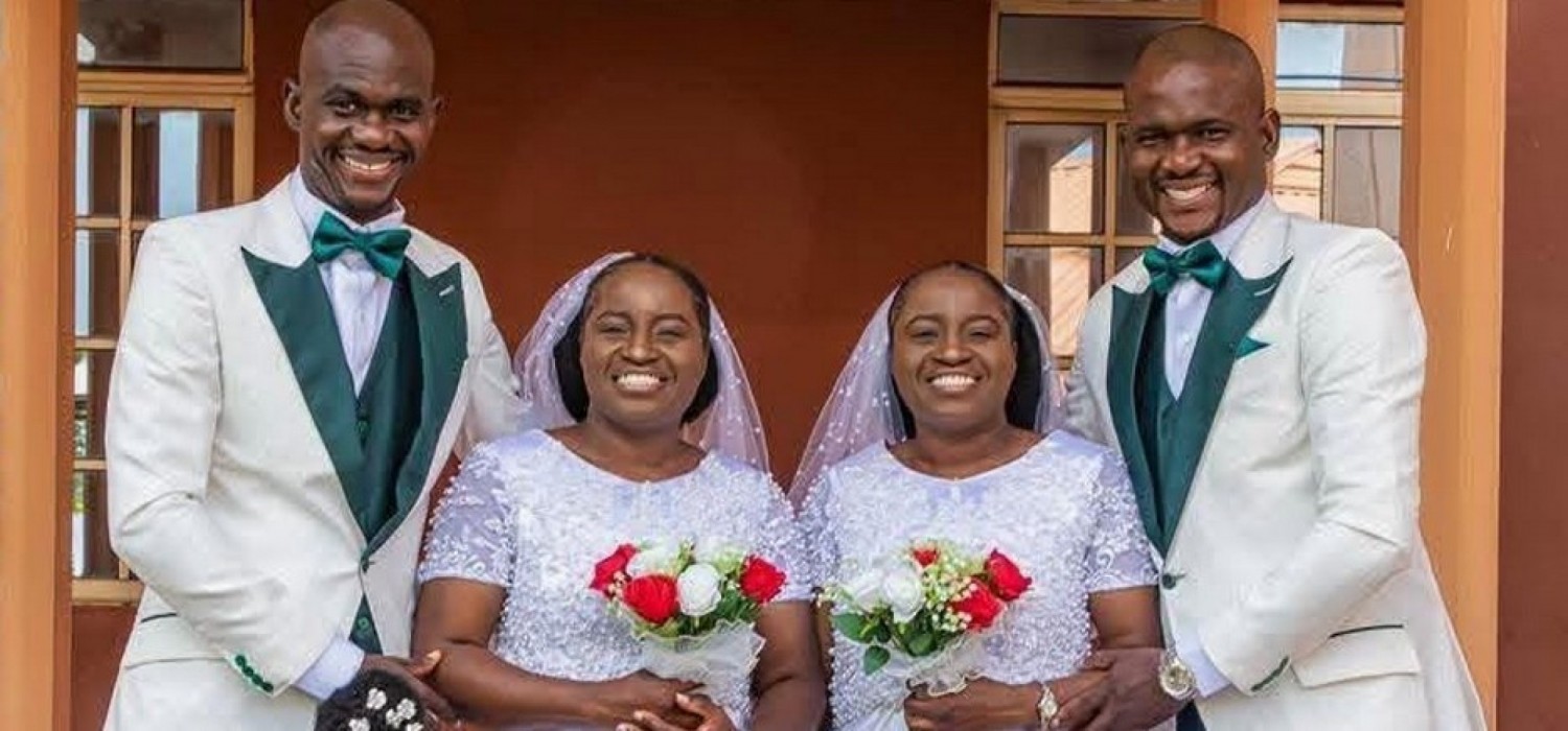 Nigeria :  Un rare double mariage de jumeaux à Ibadan