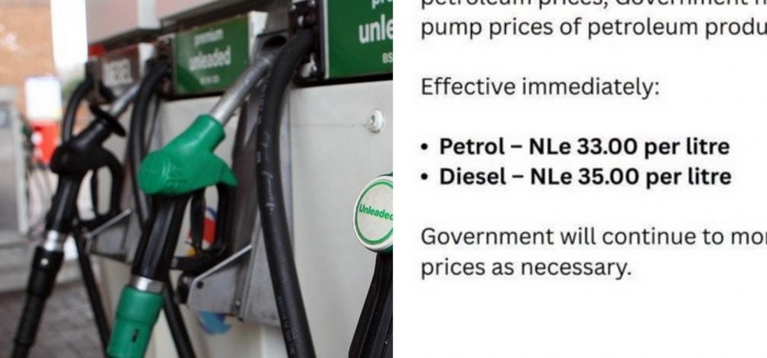 Sierra Leone : Légère baisse des prix des carburants, 50 F de moins sur le litre d'essence