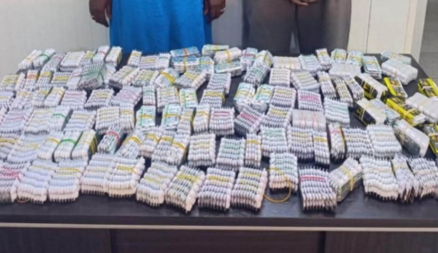 Côte d'Ivoire : Un réseau de trafic de substances qui agissent sur le  sur le système nerveux démantelé, valeur estimée à 12, 5 millions FCFA, 3, 9  millions FCFA en numéraire saisis