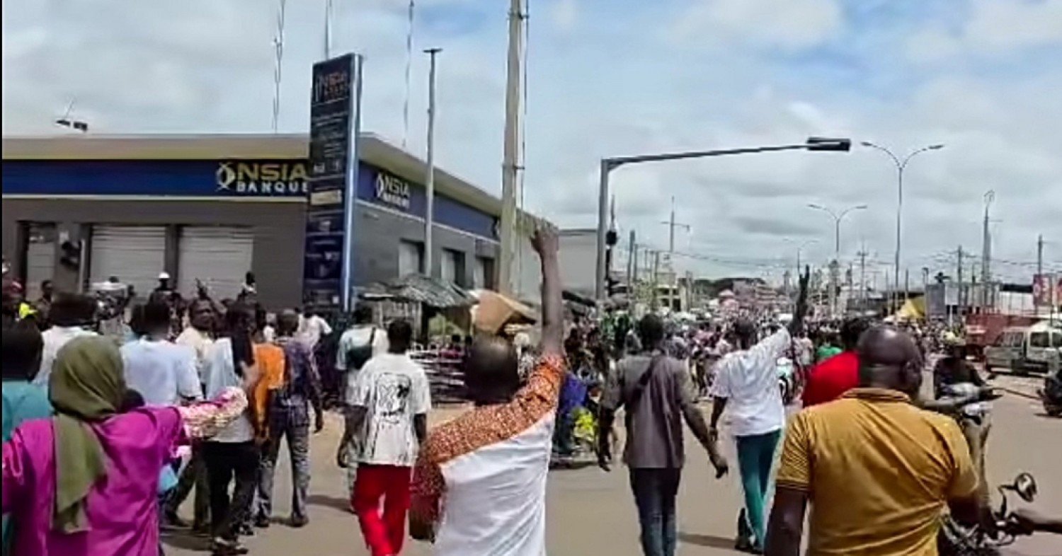 Côte d'Ivoire : Korhogo, des commerçants dans la rue contre la hausse des taxes municipales