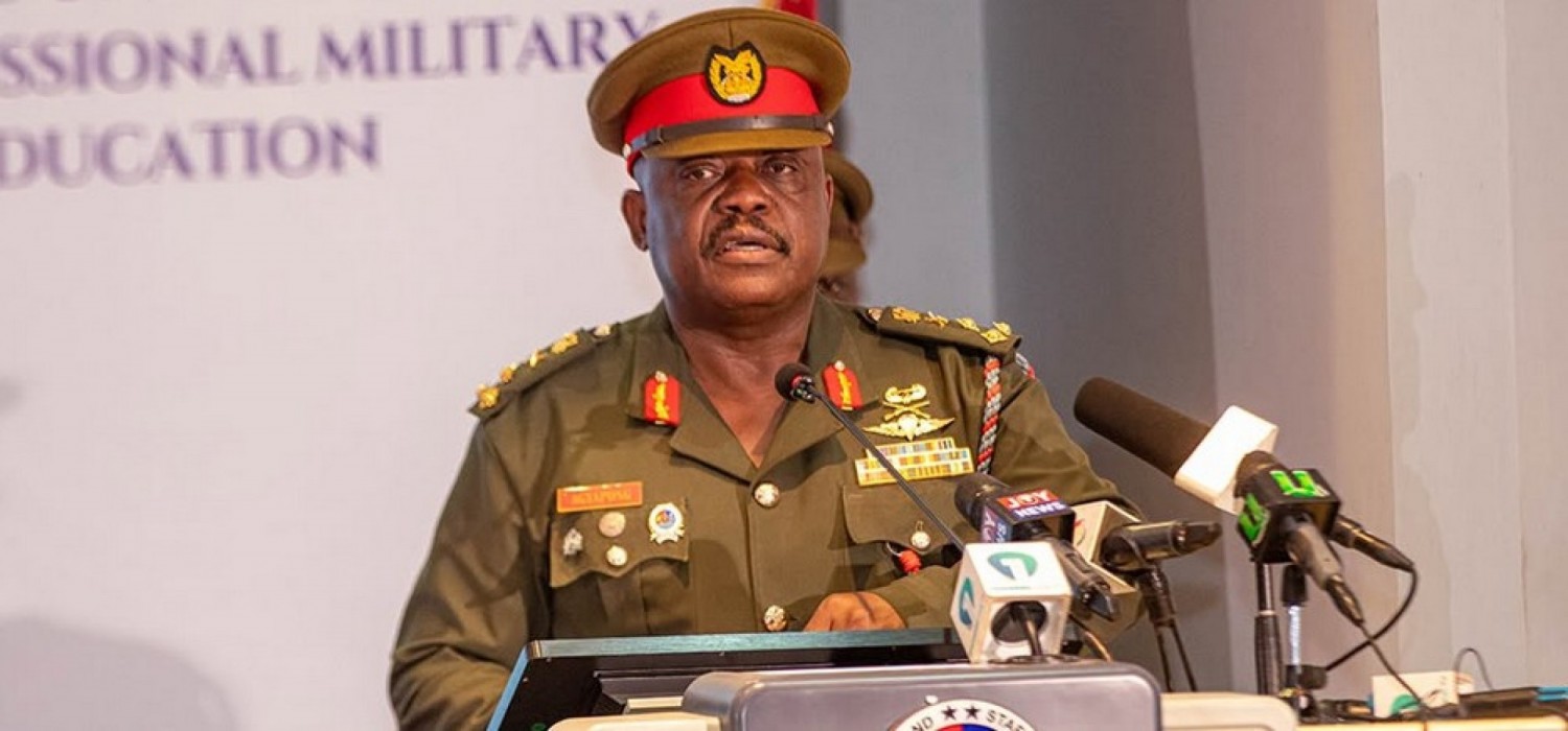 Ghana :  Le chef d'Etat-major prévient contre les groupes extrémistes du Sahel et formule des stratégies