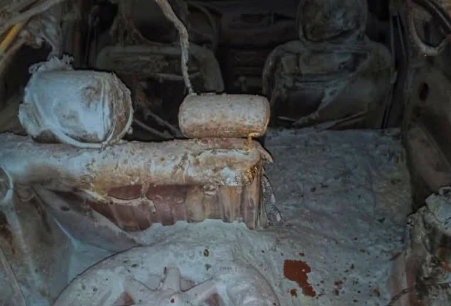 Côte d'Ivoire : Bongouanou, un taxi réduit en cendres après une explosion de gaz, deux personnes grièvement brûlées