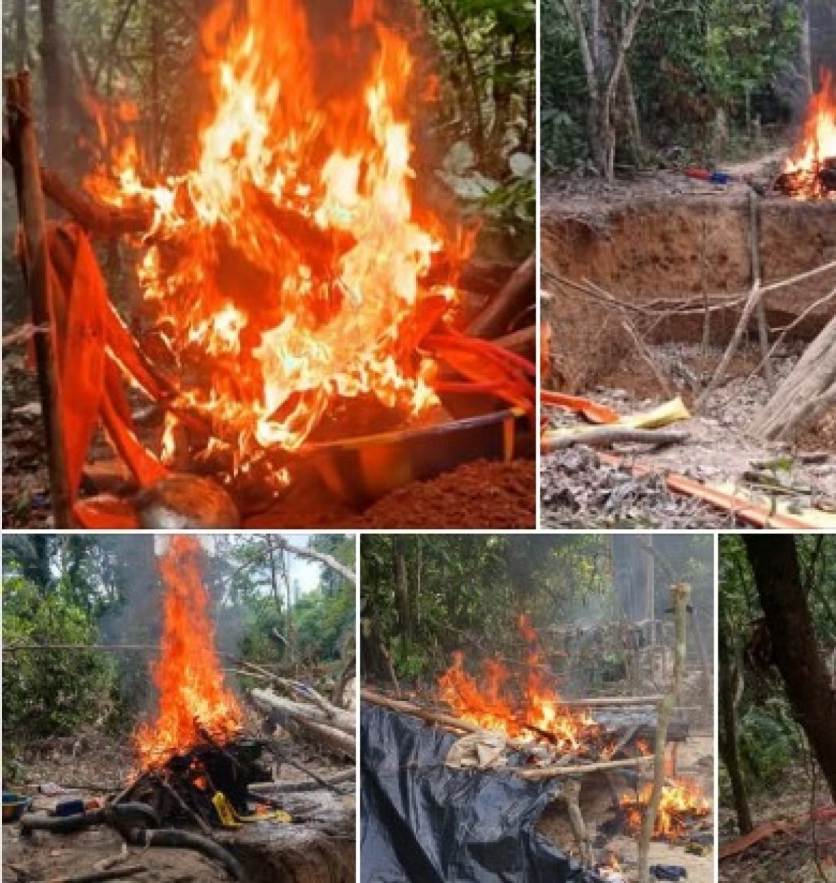 Côte d'Ivoire : Lutte contre l'orpaillage clandestin, des campements détruits dans la région de la Mé