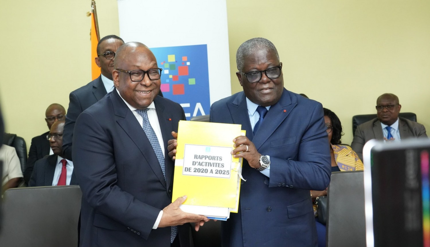 Côte d'Ivoire : HACA, René Bourgoin passe le témoin à Pascal Brou Aka pour une nouvelle ère de la régulation audiovisuelle