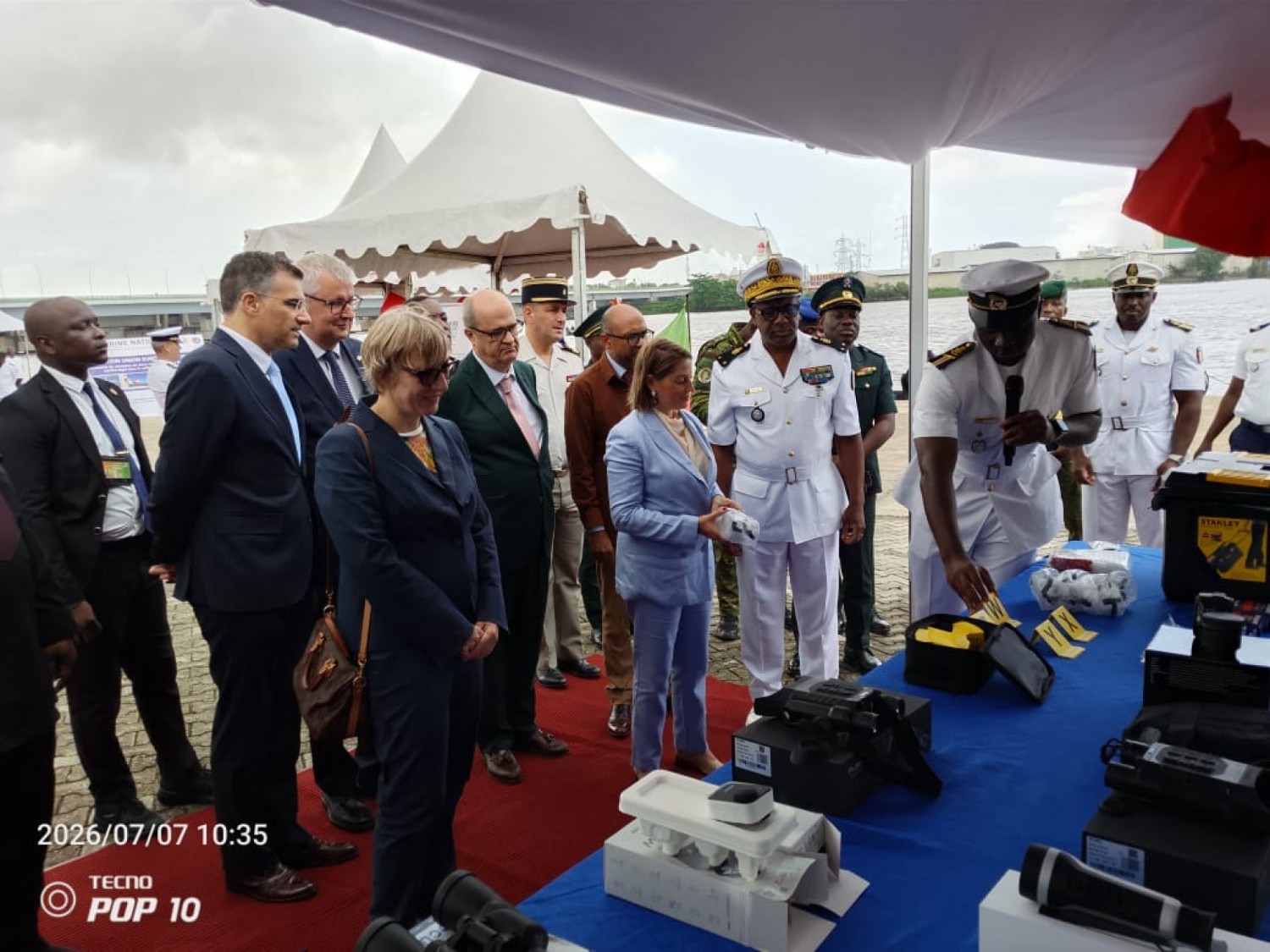 Côte d'Ivoire : Coopération UE-CEDEAO, les capacités opérationnelles de la Marine renforcées avec 02 embarcations et un lot de matériel médico-légal