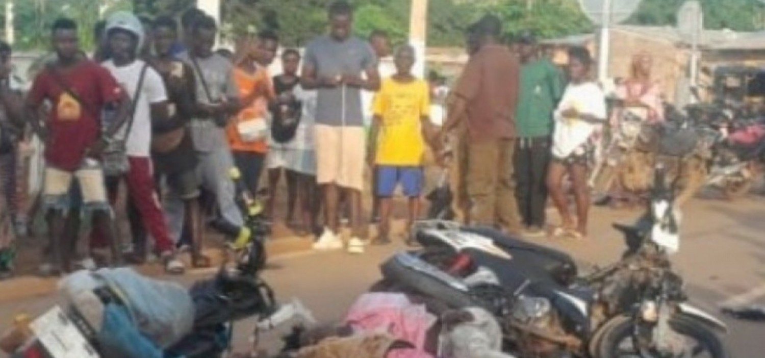 Côte d'Ivoire : Une infirmière enceinte de six mois perd tragiquement la vie dans un accident de motos