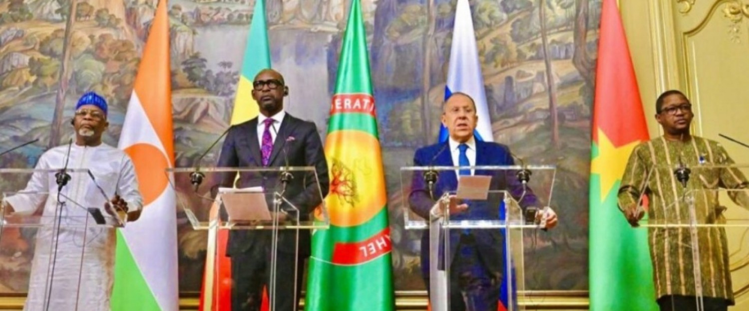 Niger-Russie : Sergueï Lavrov retrouve les chefs de la diplomatie de l'AES à Niamey
