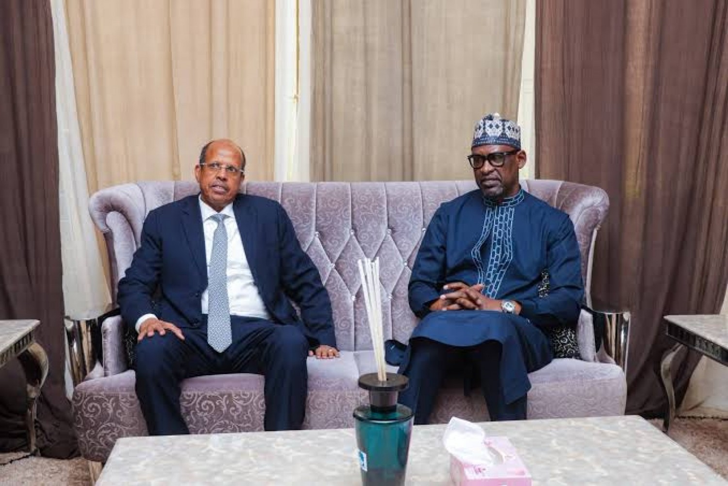 Mali : UA, Mahmoud Ali Youssouf en visite à Bamako malgré la suspension du pays