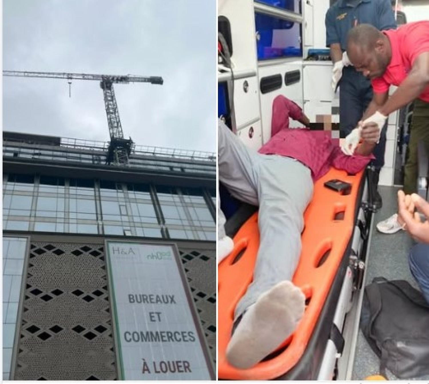Côte d'Ivoire : Plateau, un homme tente de se jeter du 13ème étage d'un immeuble