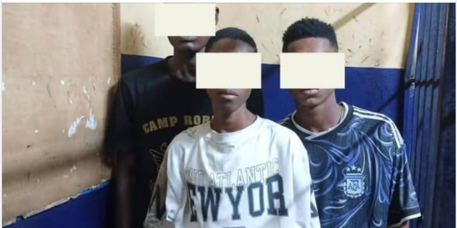 Côte d'Ivoire : Marcory, 03 individus membres d'un gang et proche du grand bandit « Adzopé » interpellés