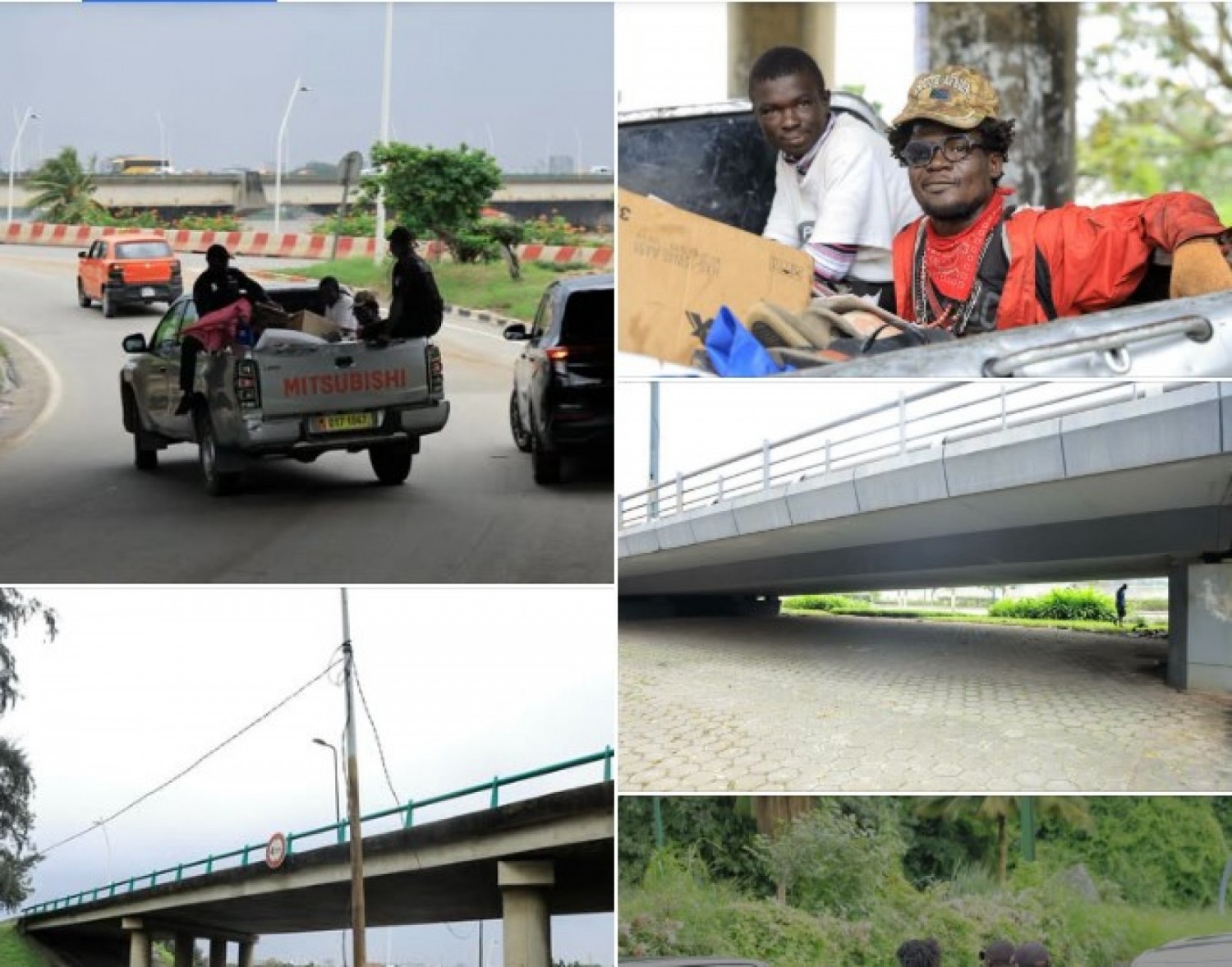 Côte d'Ivoire : L'opération de libération des emprises sous les ponts et échangeurs se poursuit au Plateau