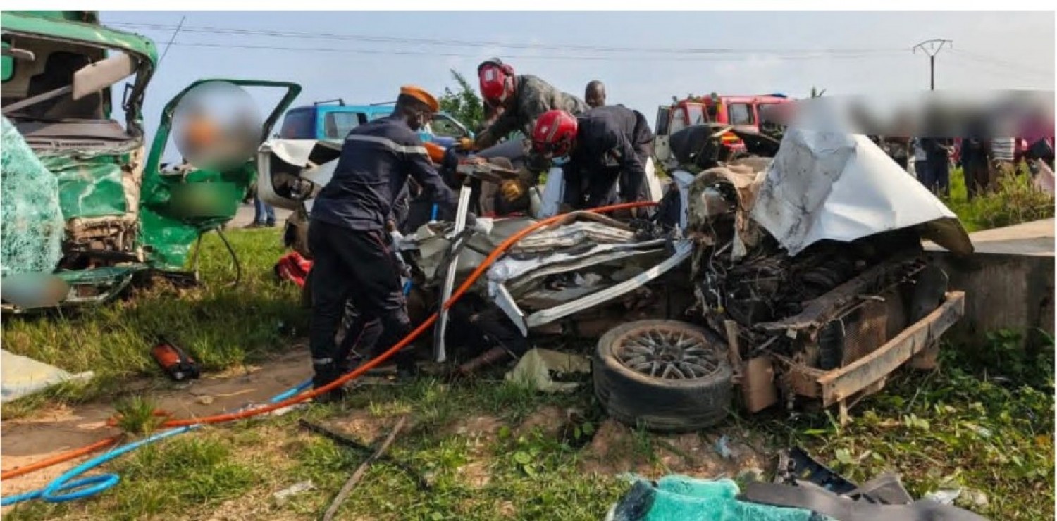 Côte d'Ivoire : Grand-Bassam, 04 morts suite à une violente collision entre personnel et un camion