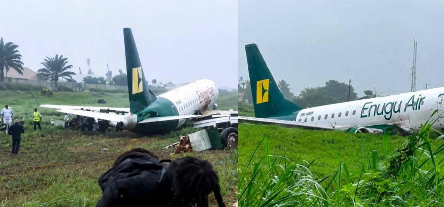 Nigeria :  Sortie de piste d'un avion d'Enugu Air, plus de 60 passagers échappent à la mort