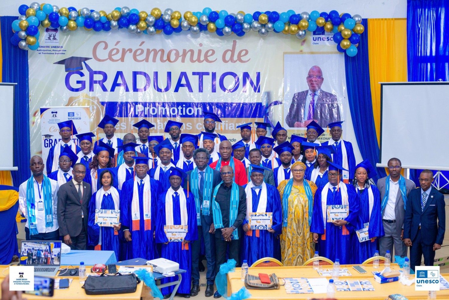 Côte d'Ivoire : Bouaké, la Chaire UNESCO CUAPTD diplôme la 4e promotion de ses formations certifiantes
