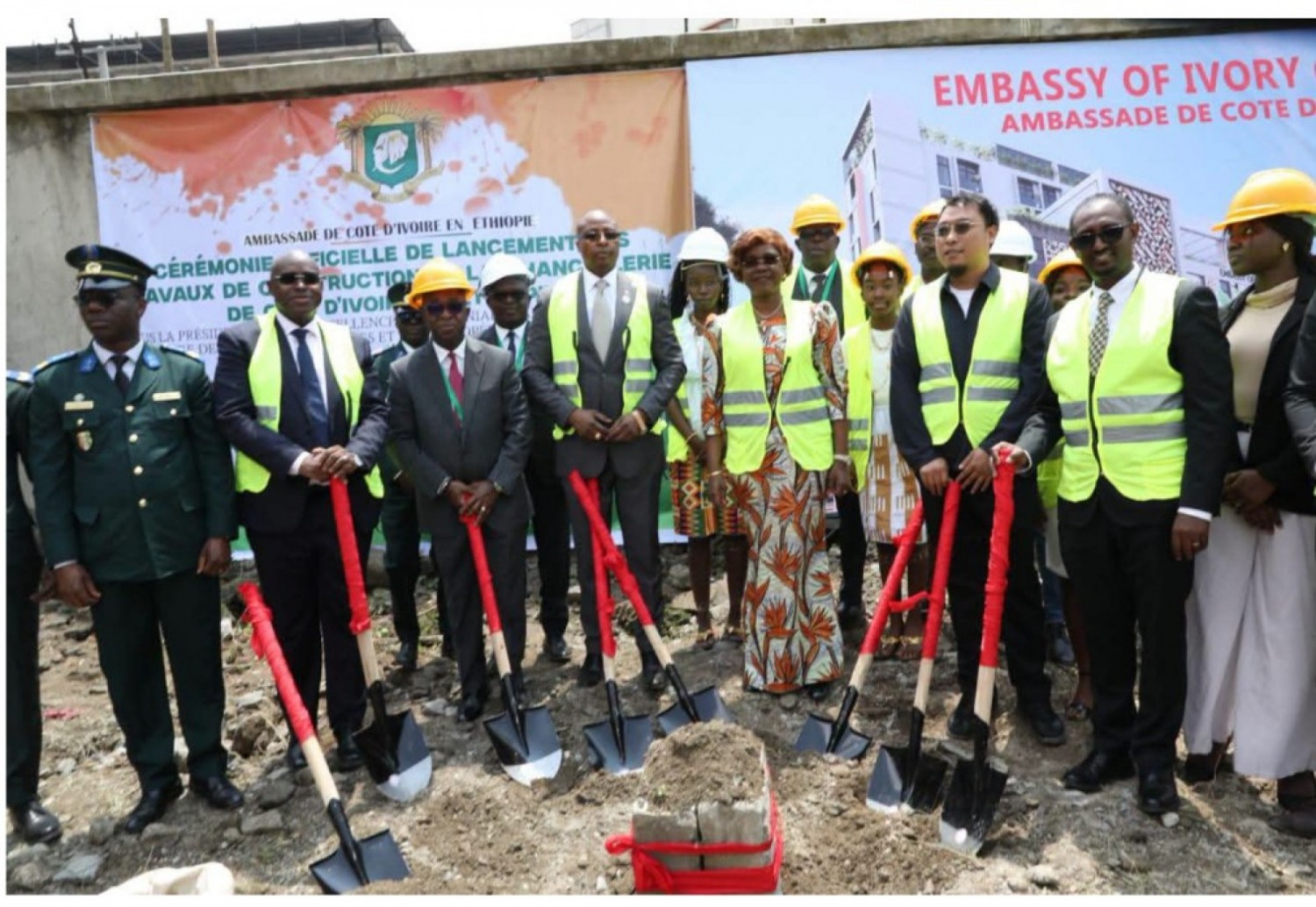 Côte d'Ivoire-Ethiopie : Lancement officiel des travaux de construction de la nouvelle Chancellerie et logements pour diplomates à Addis-Abeba
