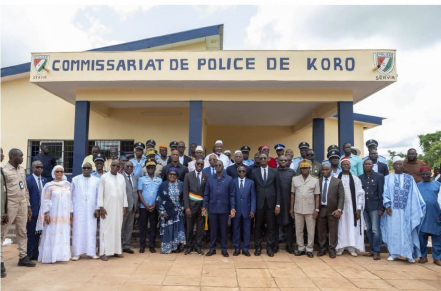 Côte d'Ivoire : Maillage Sécuritaire, inauguration du tout premier Commissariat de Police de Koro (Touba)