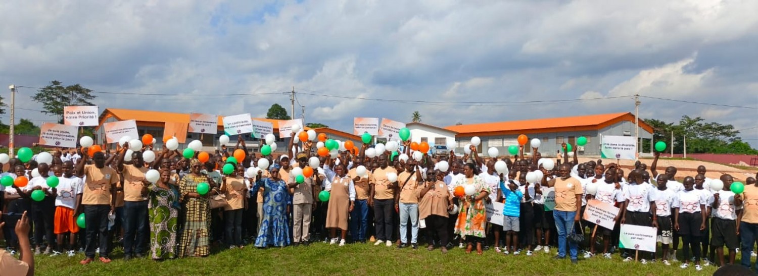 Côte d'Ivoire : Paix et vivre-ensemble, le PNCS transforme 500 jeunes de Daloa en acteurs de la cohésion sociale et de prévention des conflits