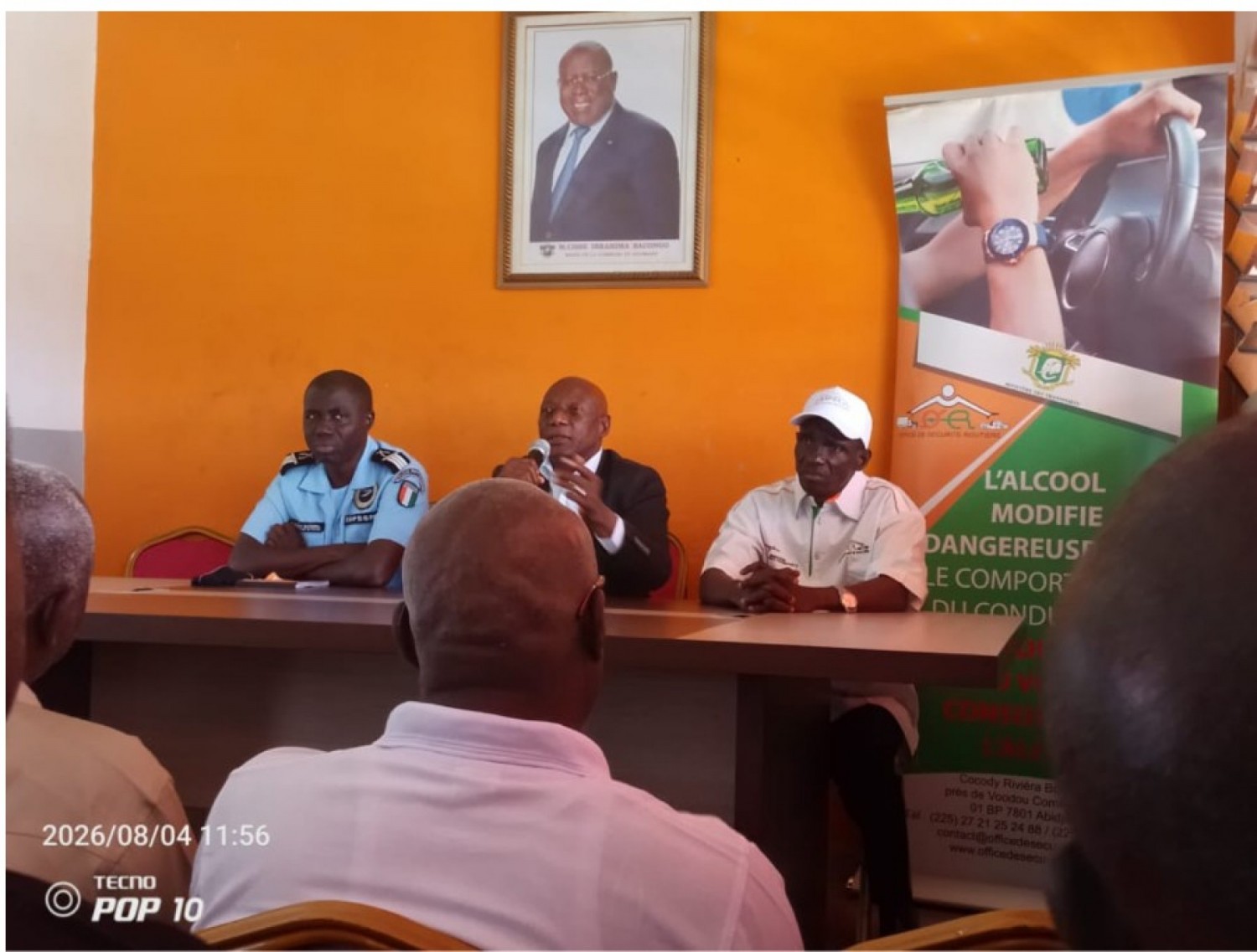 Côte d'Ivoire : Sensibilisation sur la sécurité routière, les acteurs du transport invités à relever les défis de la modernisation et de la professionnalisation