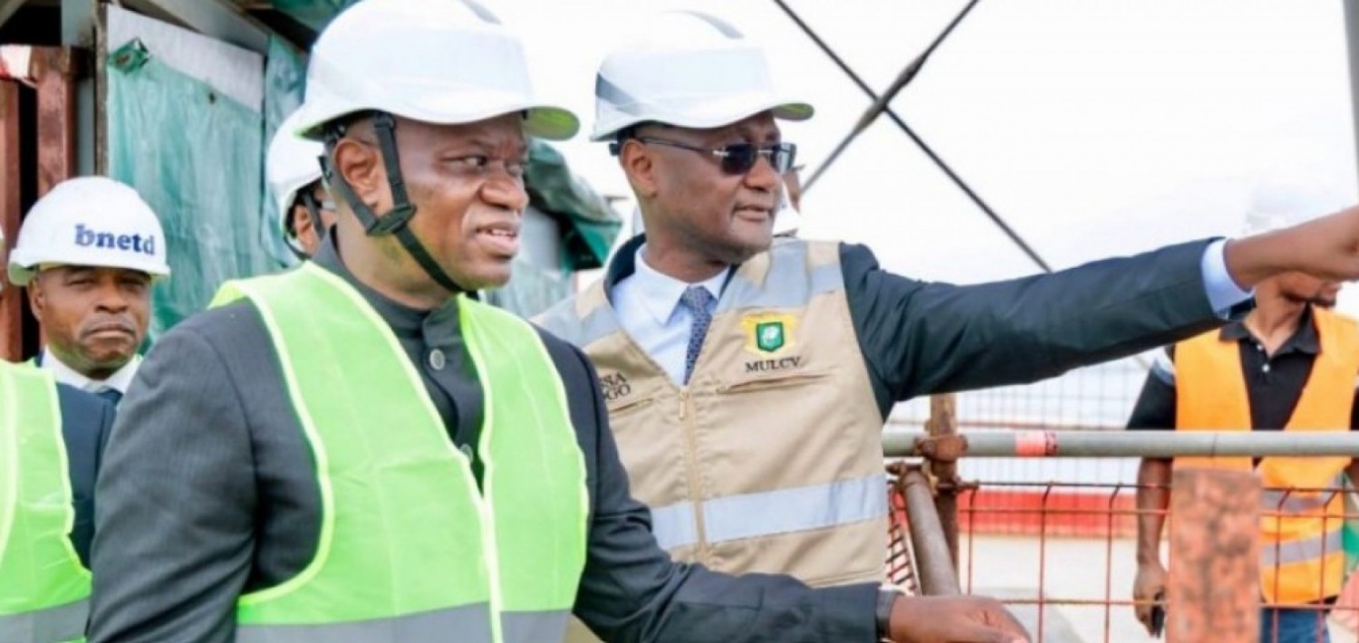 Côte d'Ivoire-Gabon : Plateau, Brice Clotaire Oligui Nguema visite le chantier de la Tour F et exprime sa fierté