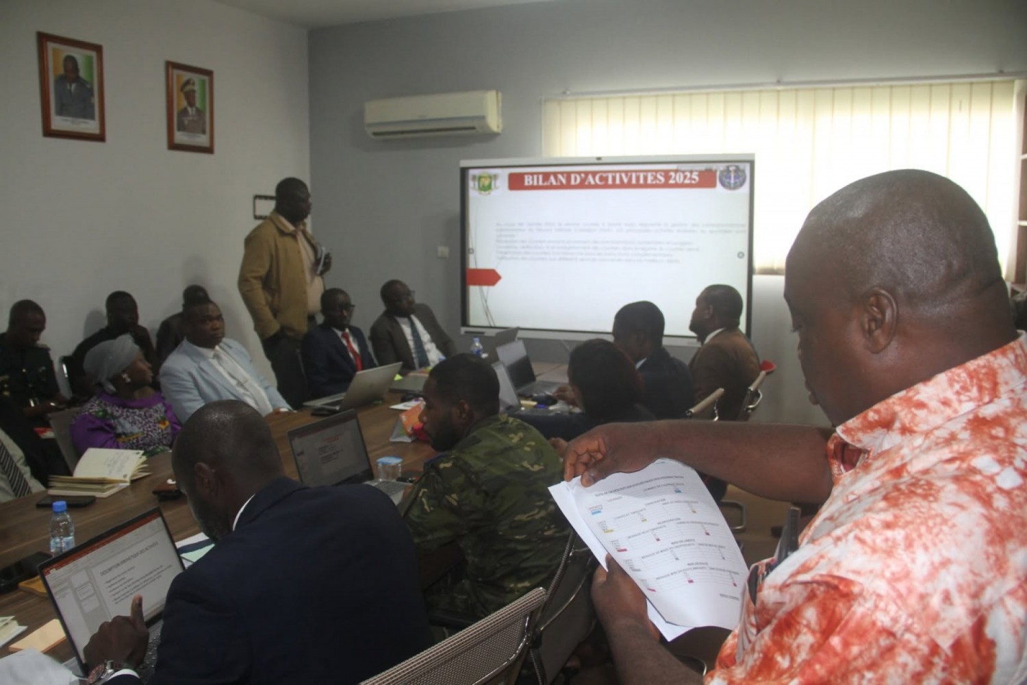 Côte d'Ivoire : Tribunal Militaire, le Commissaire du Gouvernement le Lieutenant-Colonel Kouadio Konan Judicaël fait le bilan de l'année judiciaire 2025-2026