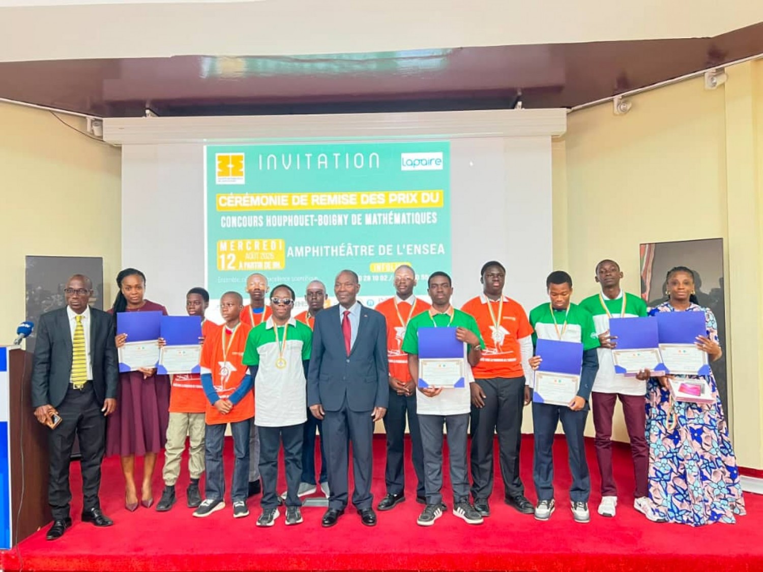 Côte d'Ivoire : Prix Félix Houphouët-Boigny de mathématiques, l'excellence scientifique célébrée, Modeste Kouimedo sacré « lauréat des lauréats »