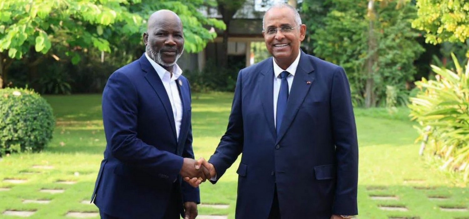 Liberia-Côte d'Ivoire :  Diplomatie parlementaire, Richard Koon échange avec Patrick Achi sur de sujets d'intérêt commun