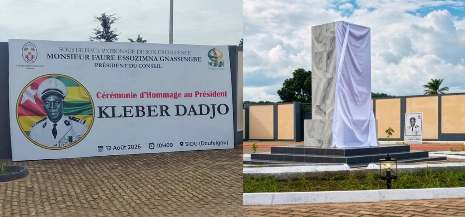 Togo :  Hommage à Siou au Colonel Kléber Dadjo, le 3e Président du pays
