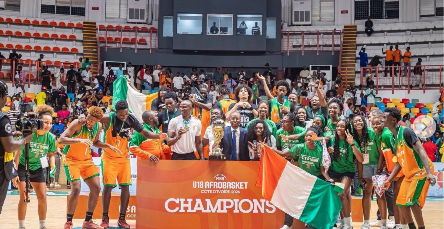 Côte d'Ivoire : CAN U18 de Basketball, les Eléphanteaux remportent le trophée à Abidjan face aux lionceaux du Sénégal