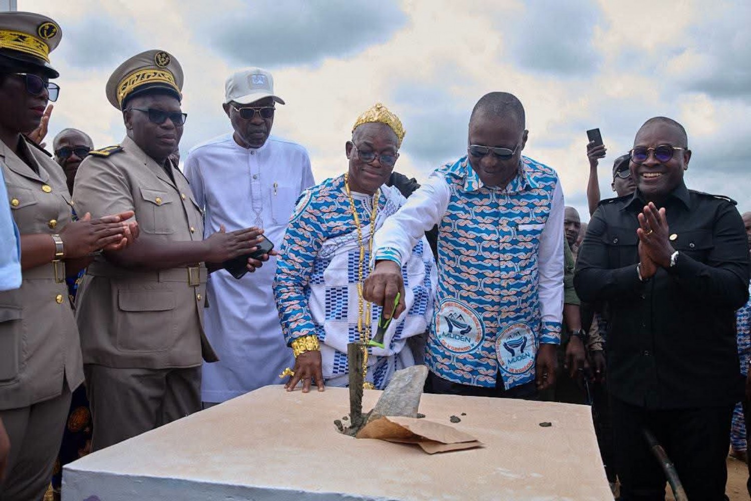Côte d'Ivoire : À N'Gbékro, Amadou Koné célèbre la loyauté et pose la première pierre du futur marché