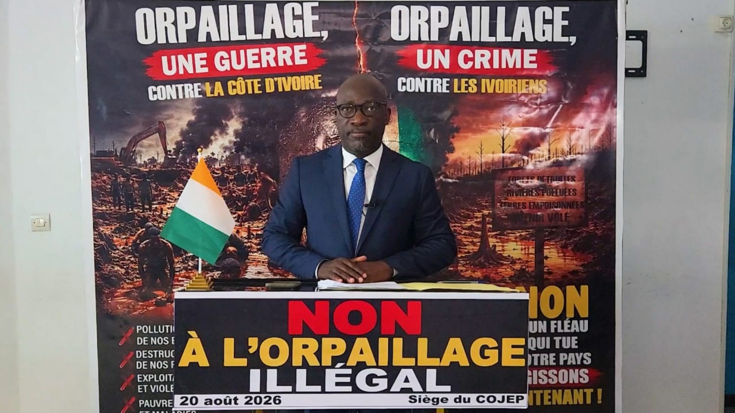 Côte d'Ivoire : Orpaillage clandestin, Blé Goudé appelle à la création d'un ministère pour « couper la tête » des réseaux