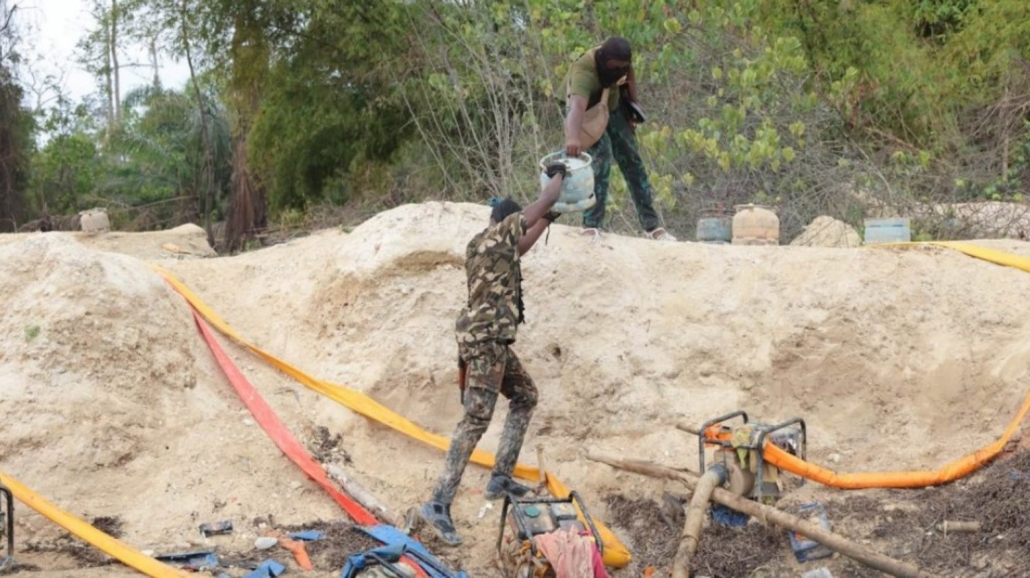 Côte d'Ivoire : Opération « WAVIE » contre les orpailleurs clandestins, un décès (?), le PPEF saisi
