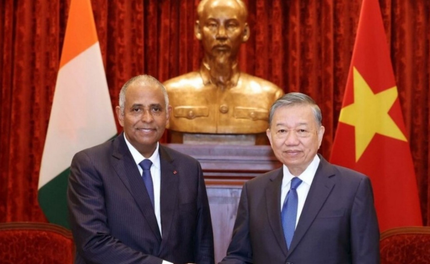 Côte d'Ivoire-Vietnam : Achi reçu par le président Tô Lâm, discussions sur la coopération et invitation d'Alassane Ouattara pour un voyage à Hanoï durant les échanges