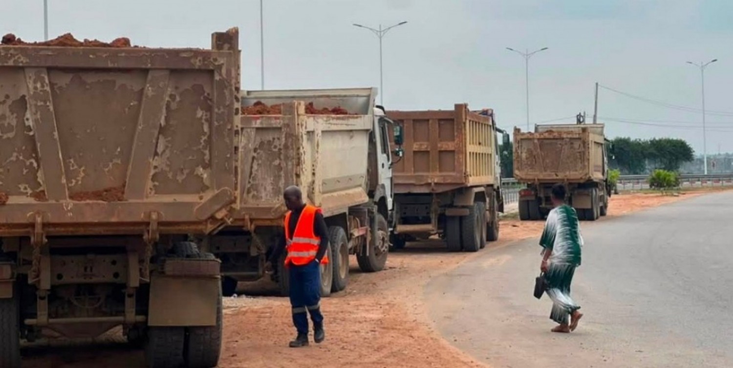 Côte d'Ivoire : Insalubrité, les camions de transport de sable non couverts dans le viseur de la BHAS