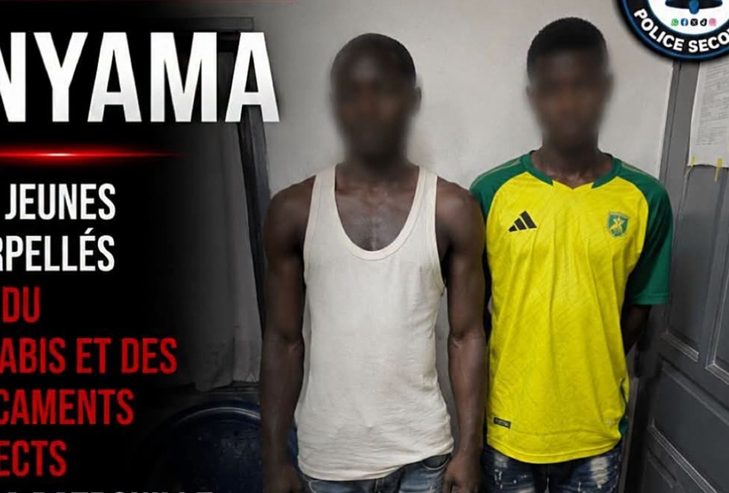 Côte d'Ivoire : Anyama, deux jeunes interpellés avec du cannabis et des médicaments suspects