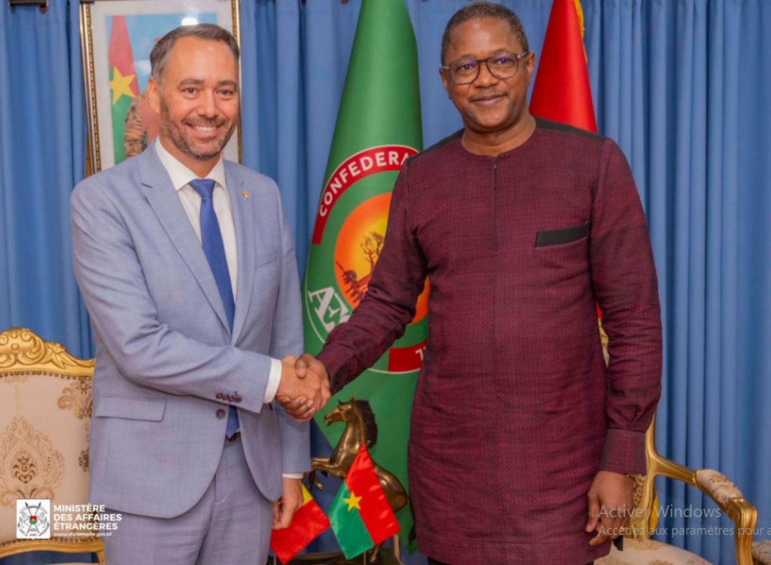 Burkina Faso : le Vice-Premier ministre belge à Ouagadougou pour consolider une coopération