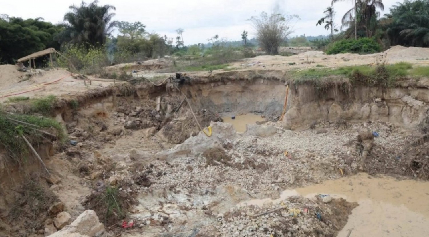 Côte d'Ivoire : Zaranou, en tentant d'échapper aux forces de l'ordre, un orpailleur se noie dans un cours d'eau