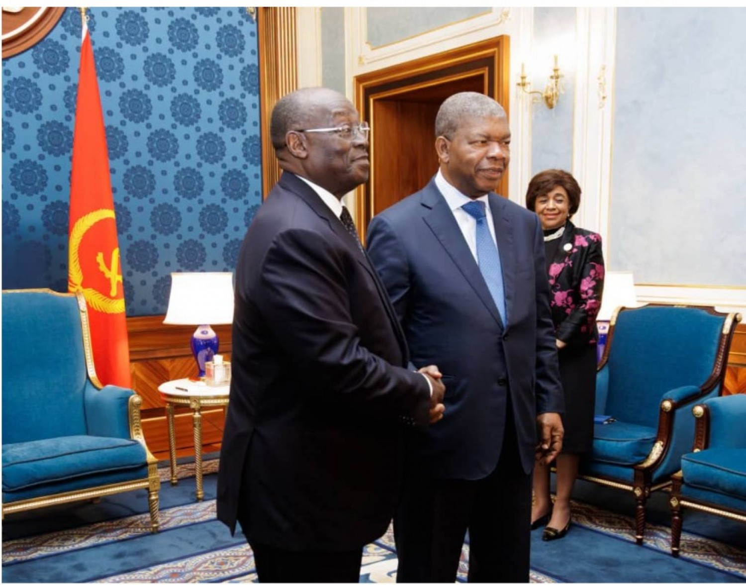 Côte d'Ivoire-Angola : Sommet de l'UA à Luanda, le VP Tiémoko Meyliet Koné échange avec João Lourenço