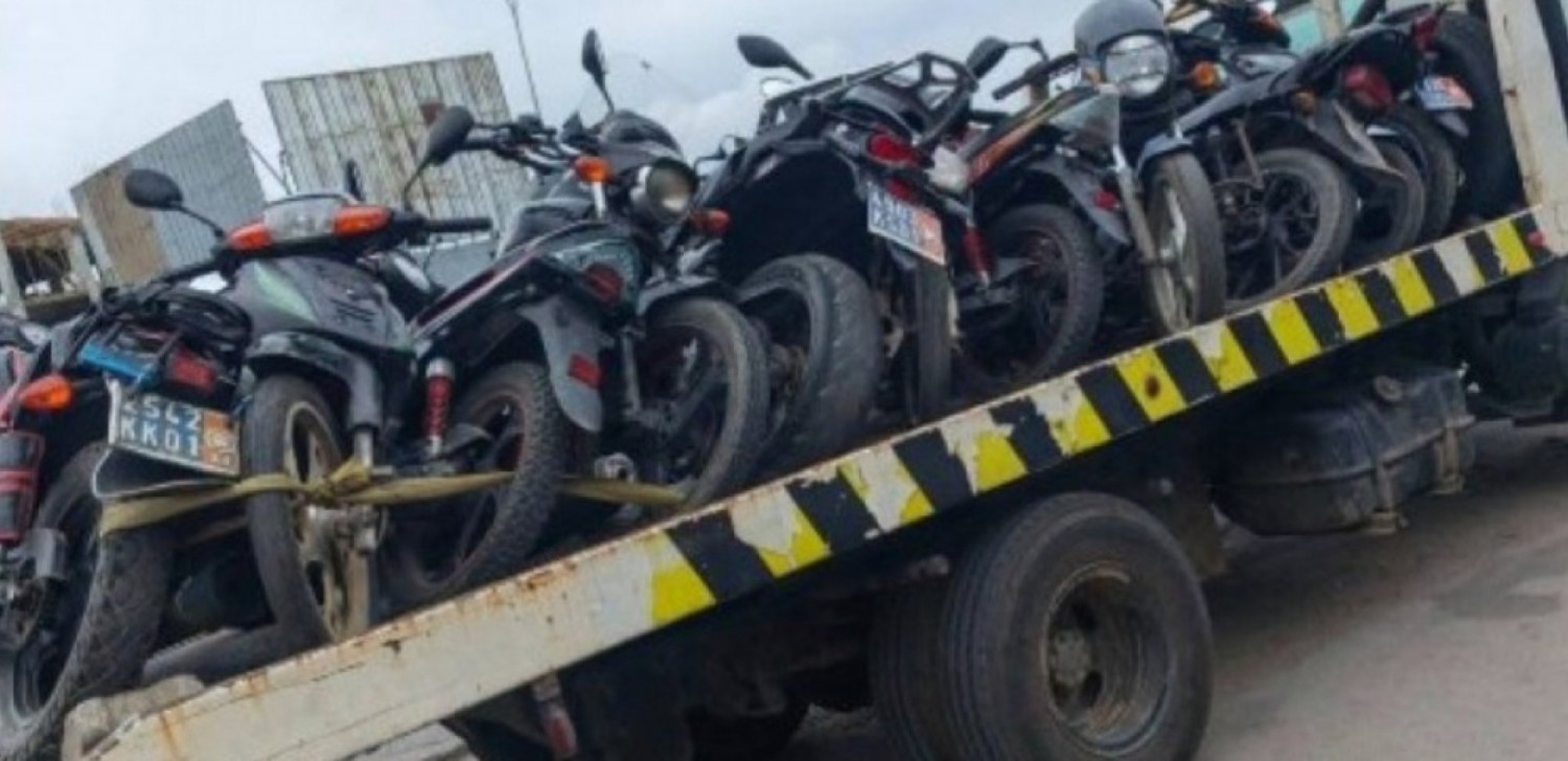 Côte d'Ivoire : La Police Spéciale intensifie les contrôles sur les grands axes à Abidjan, 14 conducteurs verbalisés, 3 véhicules et 11 motos mis en fourrière
