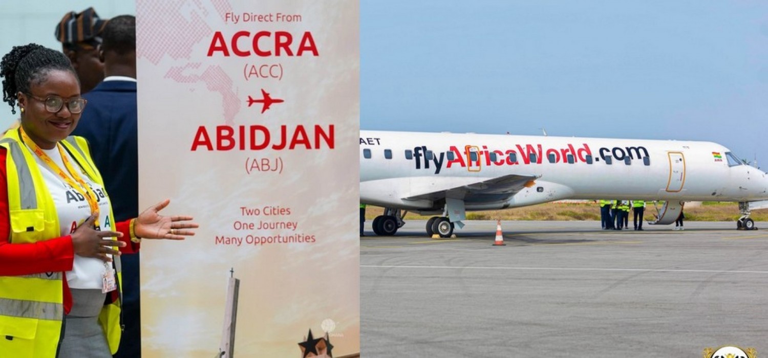 Ghana-Côte d'Ivoire :  La compagnie aérienne AWA relance la liaison Accra-Abidjan
