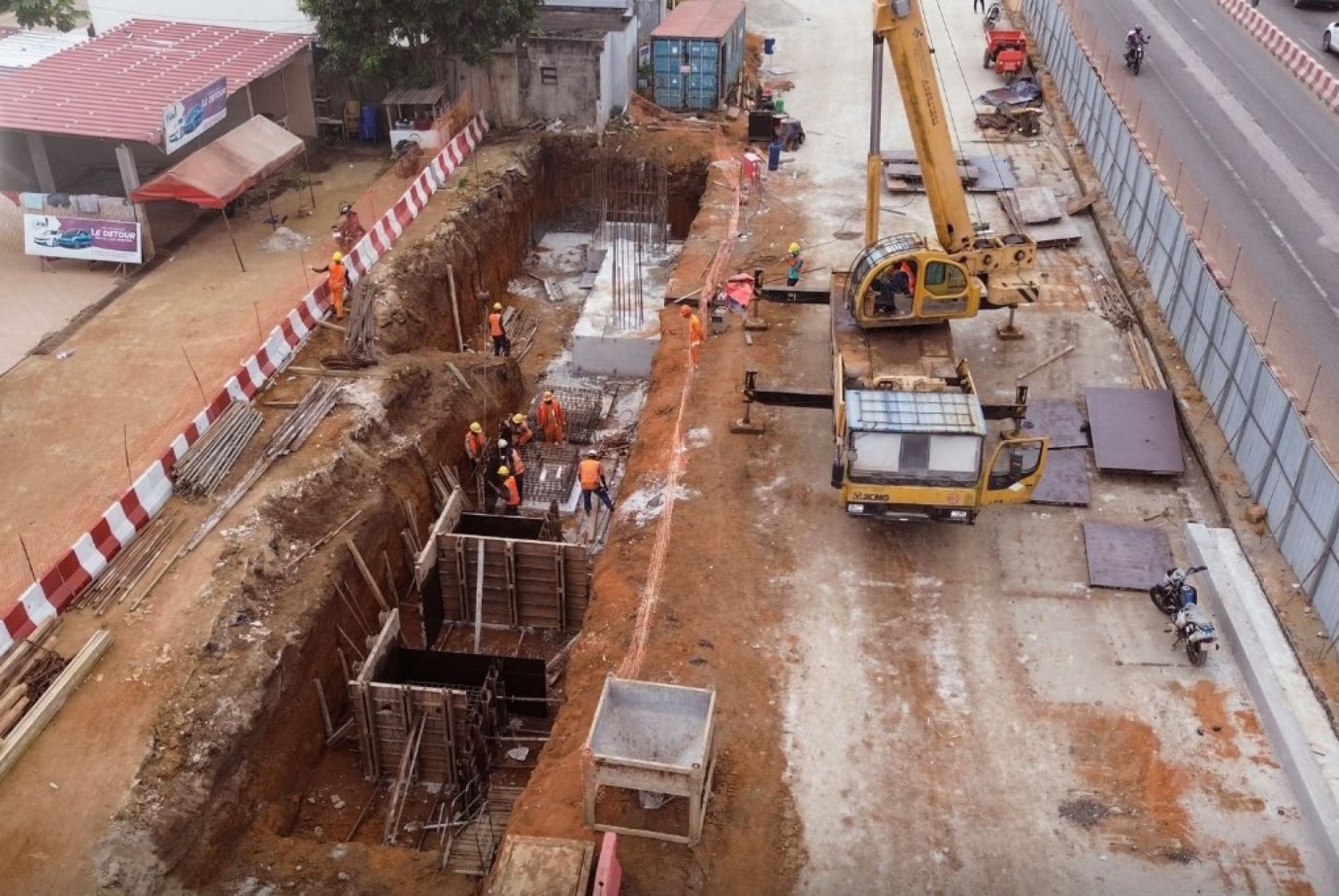 Côte d'Ivoire : Les travaux du BRT s'accélèrent entre Bingerville et le Carrefour Abatta (Cocody)