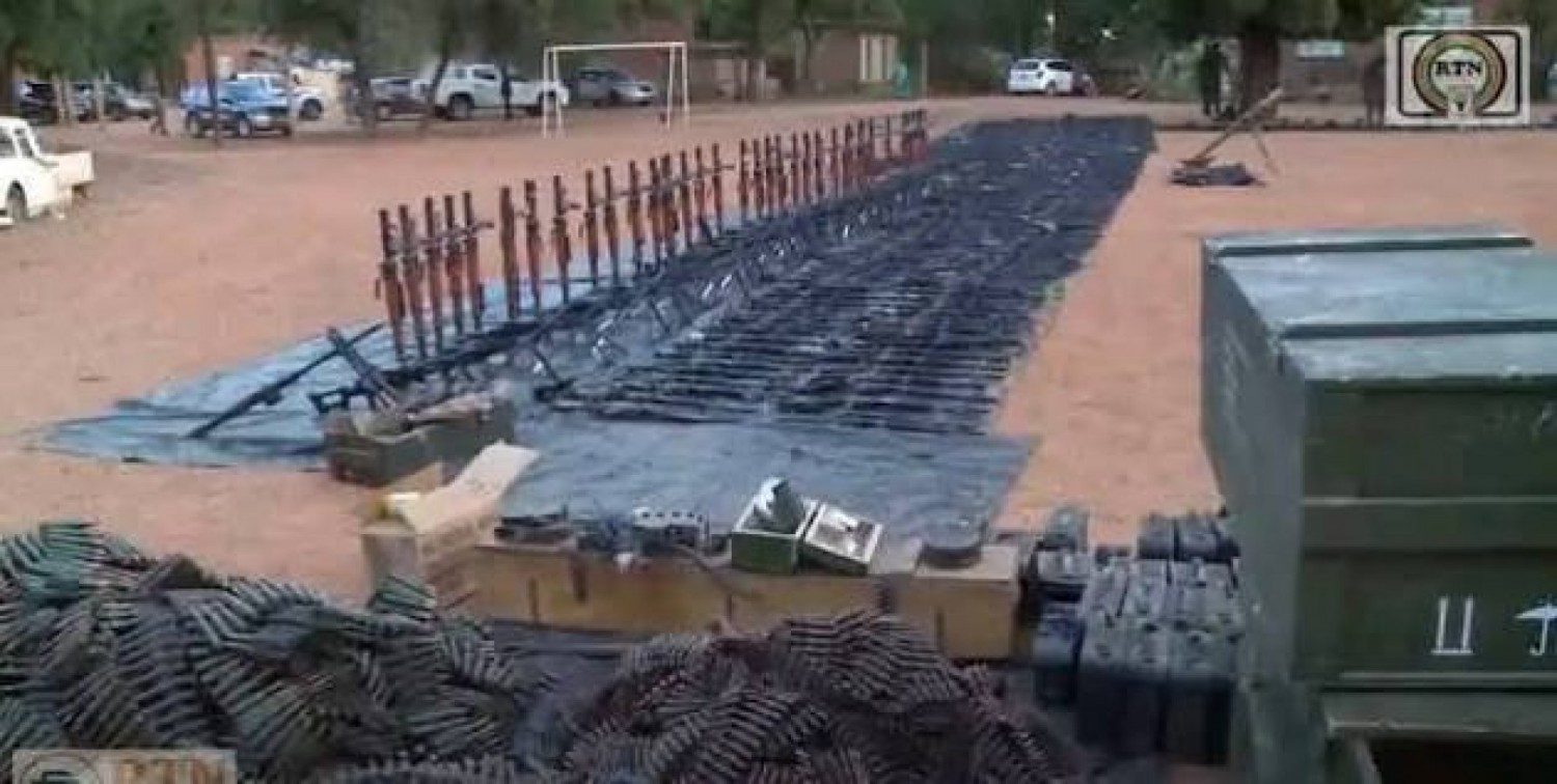 Niger : Un important arsenal récupéré après la mutinerie déjouée à Niamey