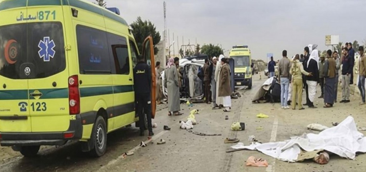Égypte : 16 morts et 28 blessés dans l'accident d'un autocar dans le Sinaï