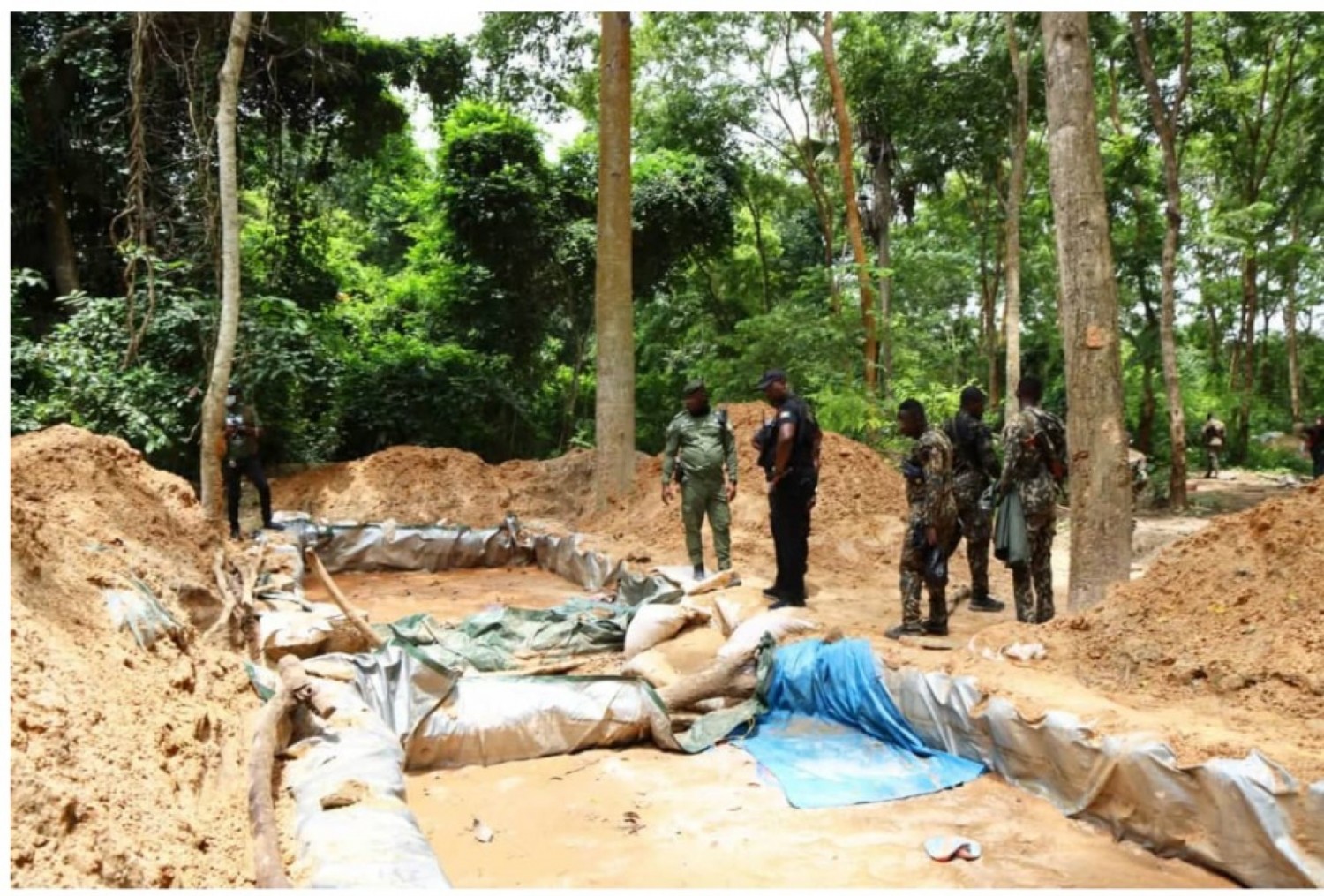 Côte d'Ivoire : Lutte contre l'orpaillage illégal, lancement de l'opération « Filet Vert du Nord » dans la région du Hambol